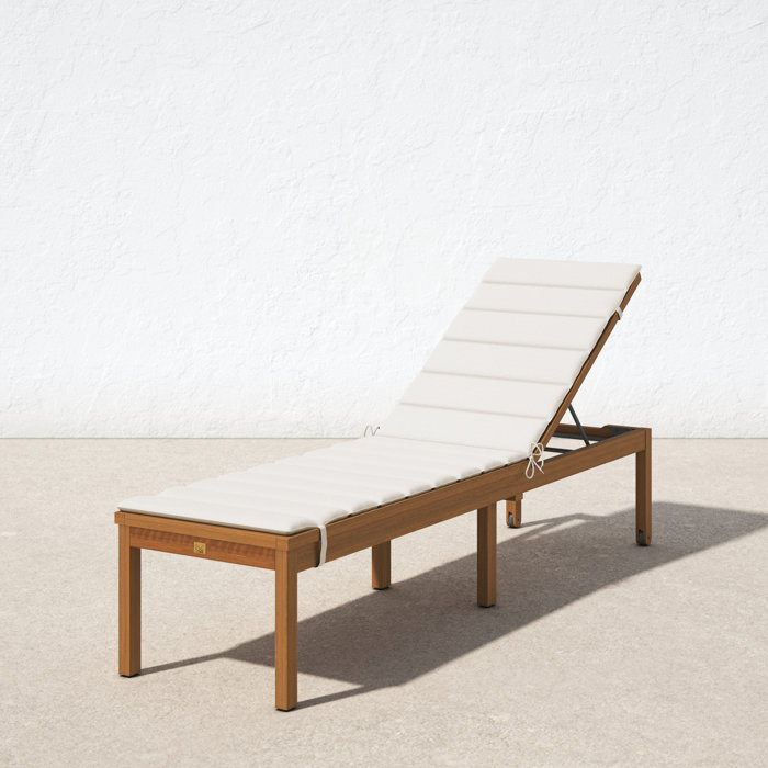 Jade Outdoor Eucalyptus Chaise Lounge & Reviews AllModern